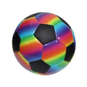 Balón de fútbol arcoíris